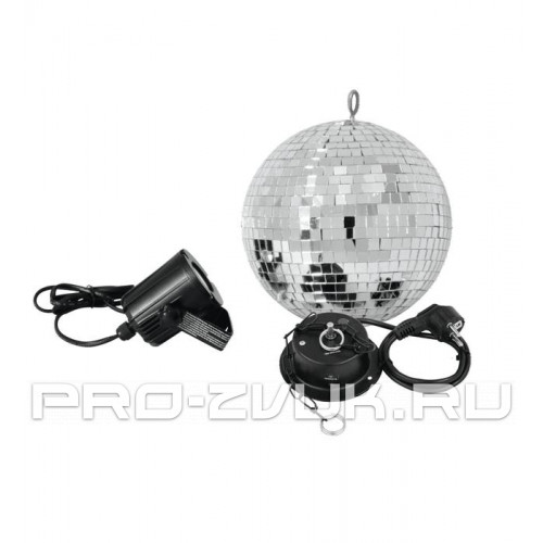 EUROLITE Mirror Ball 20 cm  SET LED 6000K