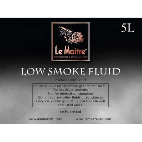 Le Maitre LSX & LSG LOW SMOKE FLUID, 5л Le Maitre LSX & LSG LOW SMOKE FLUID, 5л