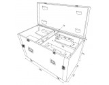 SILVER STAR Flight case for SS652 2/1 SILVER STAR Flight case for SS652 2/1