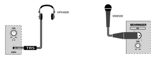 Схема подключения BEHRINGER DJX750 Схема подключения BEHRINGER DJX750